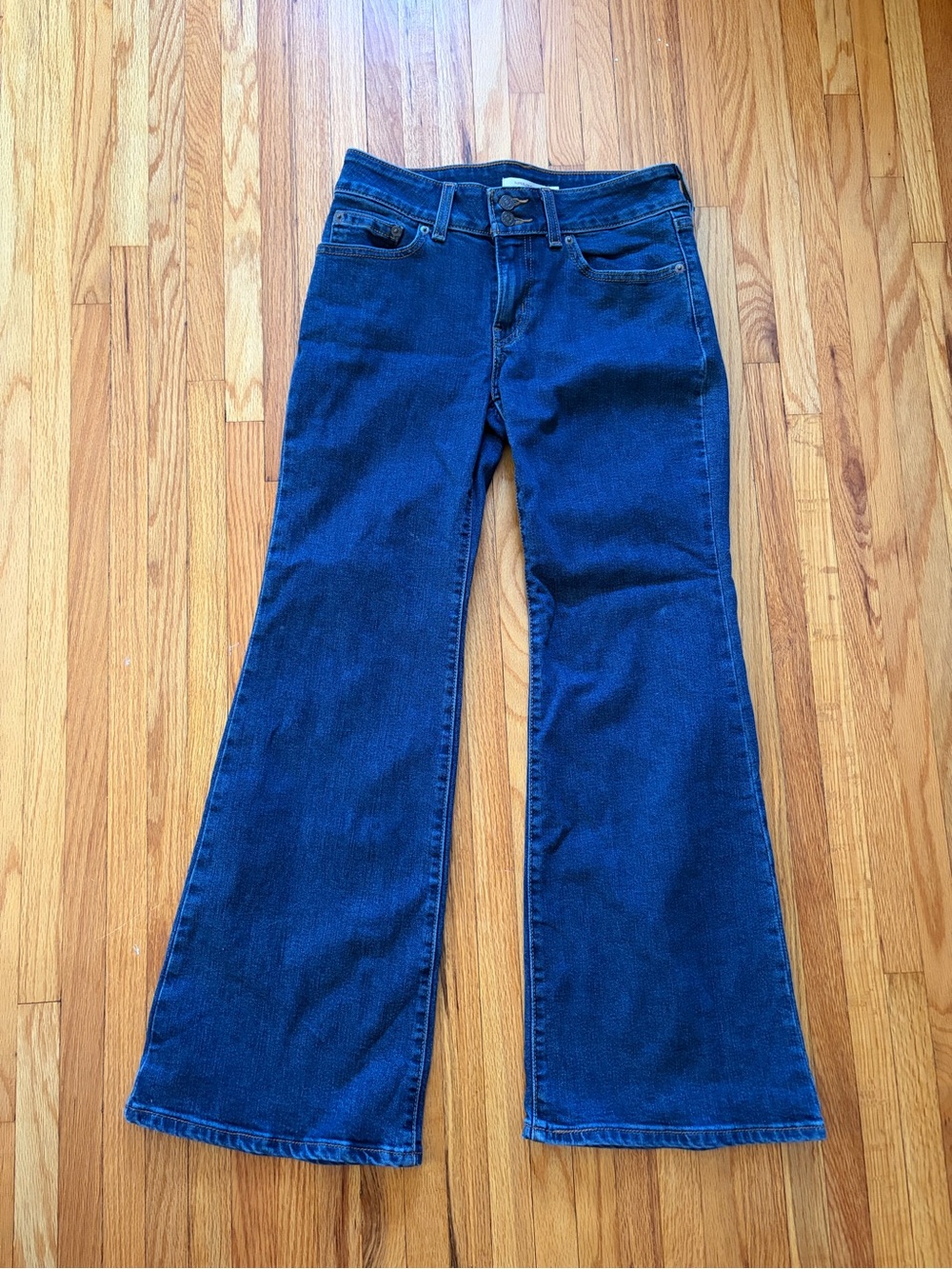 LEVI'S Low Rise Classic Women's Dark Blue Flared Jeans